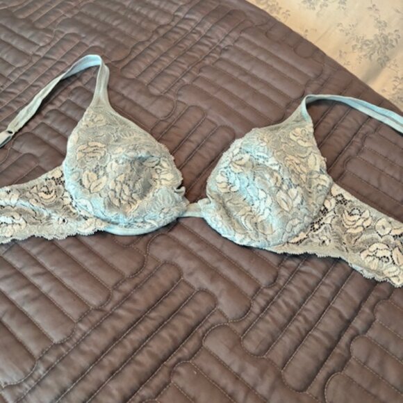 La Perla Other - La Perla Pale Blue Lace Padded Bra - Size 3